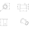 Крючок для полотенец LEMARK ЗЕНИТ брашированное розовое золото LMA-1611S-BRRG